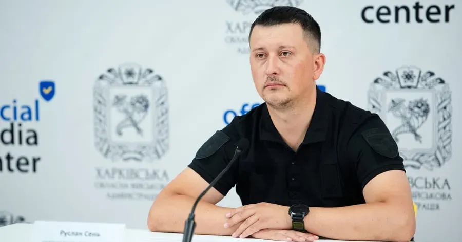 Начальник відділу Управління протидії кіберзлочинам Харківської області Департаменту кіберполіції НП України Руслан Сень. Фото Харківська ОВА Кіберполіція попереджає про часті випадки онлайн-шахрайства на порталі Gromada Group